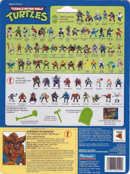 Classic TMNT Toys: Rahzar and Walkabout | Comic Reviews by Walt